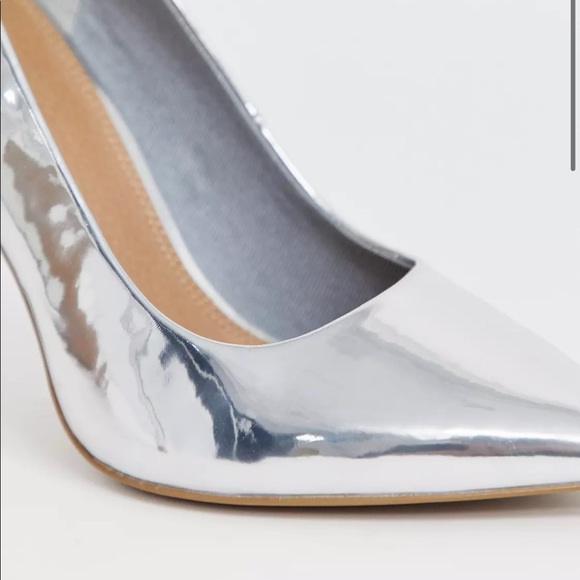 Asos Silver Pumps - Picture 2 of 4